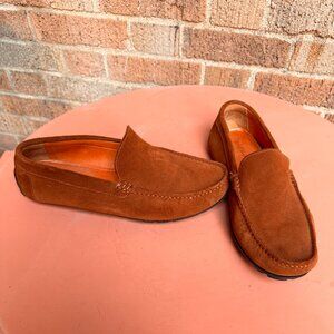 Brown Wolf and Shepherd Gunner Driver Loafers